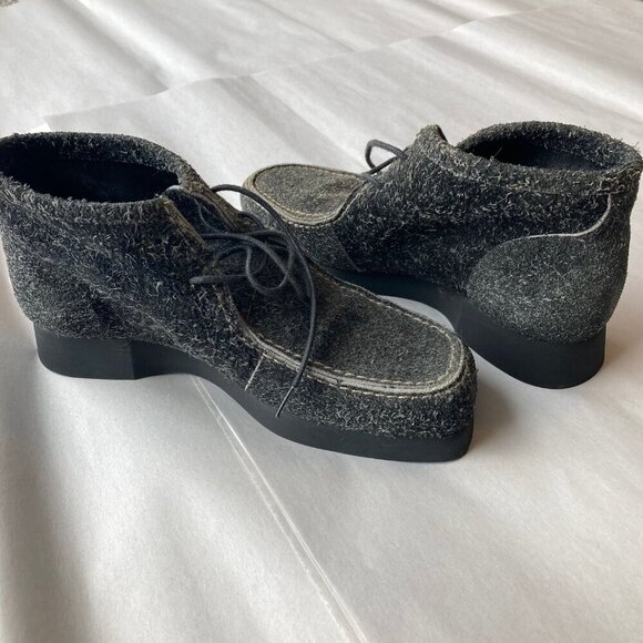 ESPACE By Robert Clergerie Women's Size 6 Chukka Boot Black Gray Y2K - Picture 10 of 13